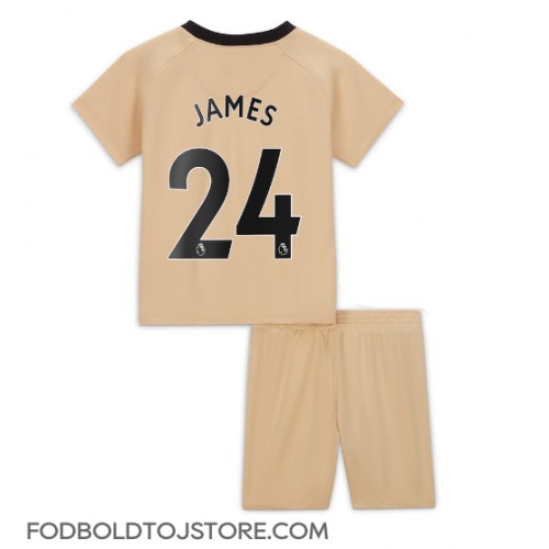 Chelsea Reece James #24 Tredje sæt Børn 2022-23 Kortærmet (+ Korte bukser)